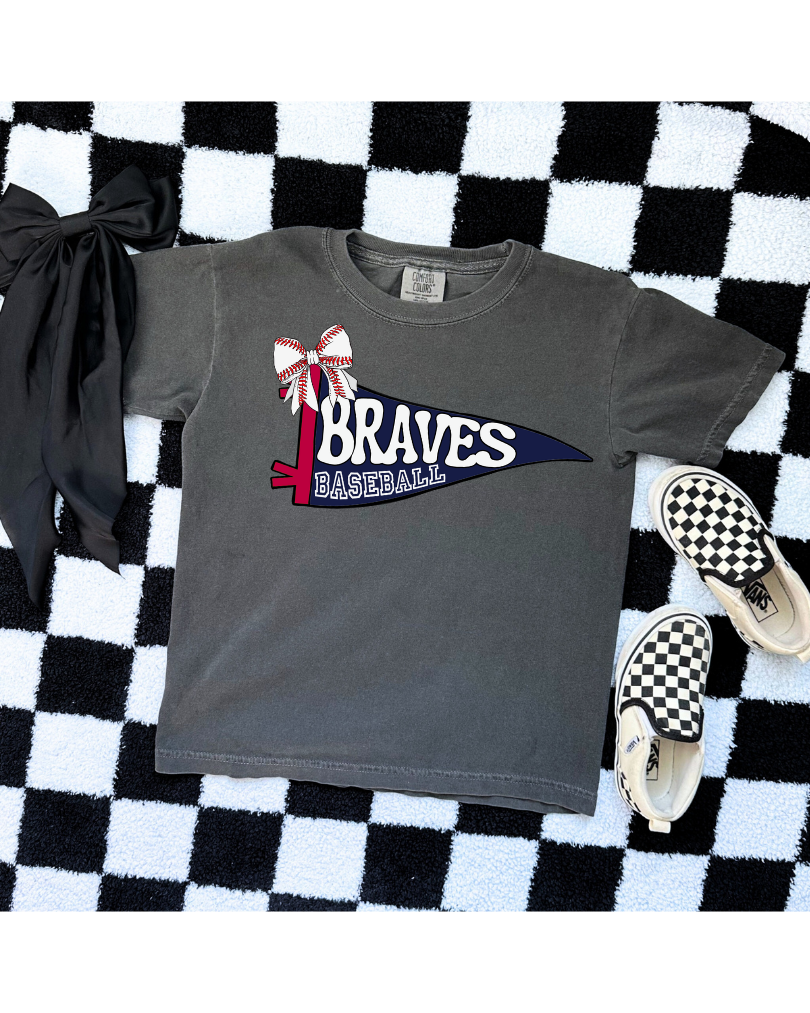 Braves - Baseball Bow