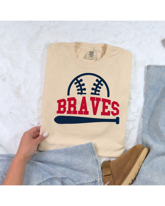 Braves - Baseball and Bat