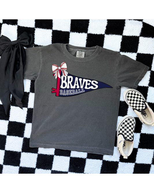 Braves - Baseball Bow
