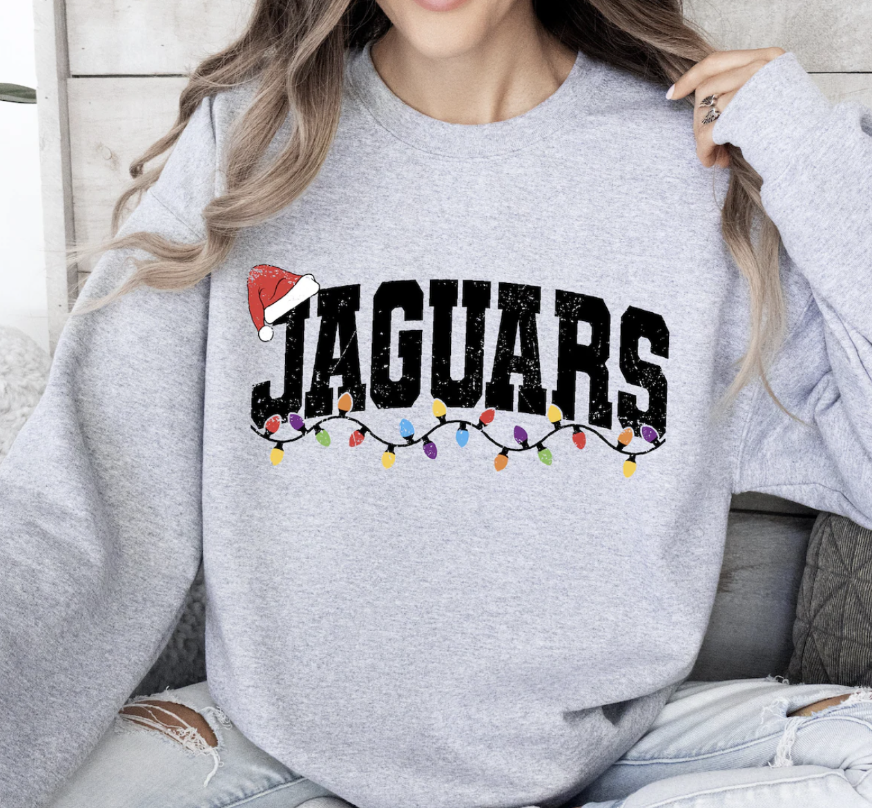 WHS - Jaguars with Christmas lights